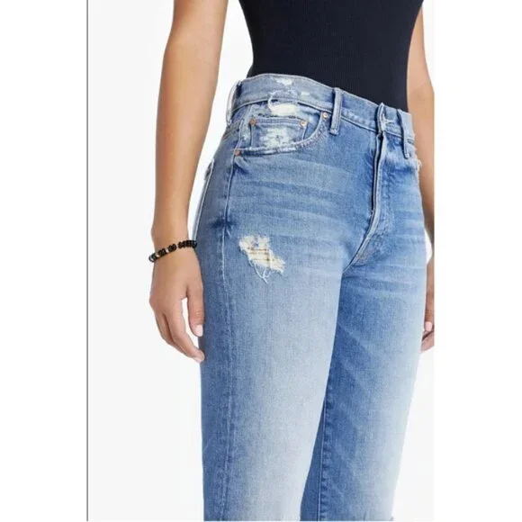 💕MOTHER SUPERIOR💕 The Trickster Ankle Jeans ~ On Holy Ground 30 NWOT